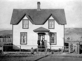 The Halton Family home on Charlotte St. in Pincher Creek. Matthew Halton, born in 1904, would go on to become the voice of Canada at war as a correspondent for the Toronto Star and CBC. His son David now tells the story of his father in the full-length biography Dispatches from the Front. Family photo from Dispatches from the Front submitted.