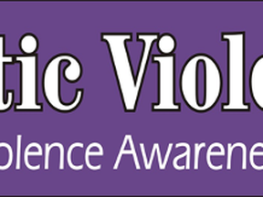 Three Oaks domestic violence banner