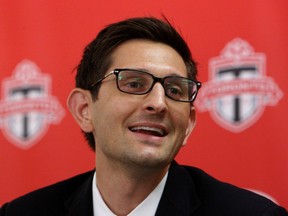Toronto FC general manager Tim Bezbatchenko announced yesterday the team has struck an affiliation with USL PRO. (CRAIG ROBERTSON/TORONTO SUN)