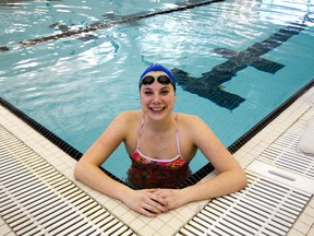 Londoner Aitana Robinson?s 100m backstroke times have been noticed by U.S. and Canadian schools. DEREK RUTTAN/ The London Free Press