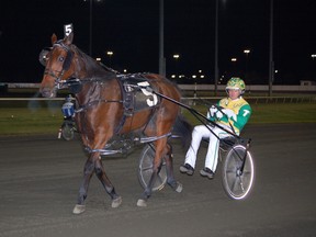 JK Shesalady is scheduled to compete in the two-year-old Filly Pace race at the Breeders Crown at the Meadowlands. (DEUCE/Photo)