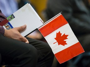 Canadian flag. 

Ian Kucerak/QMI Agency