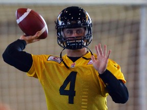 Ticats quarterback Zach Collaros. (Dave Thomas, Toronto Sun)