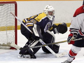Laurentian Voyageurs goaltender Alain Valiquette, a local product and former Sudbury Wolves starter, has been a standout this OUA season.
