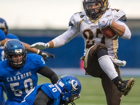 Kienan LaFrance will have one year of eligibility left with the Manitoba Bisons next season. (JOEL LEMAY/QMI Agency)