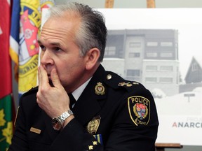 Ottawa Police Chief Charles Bordeleau speaks to the media in Ottawa, Jan. 30, 2014. (TONY CALDWELL/QMI Agency)