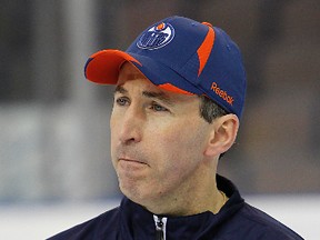 Then-Oilers-goaltending coach Frederic Chabot during the Edmonton Oilers training camp on Tuesday September 21, 2010 at Rexall Place in Edmonton, AB. (EDMONTON SUN FILE)