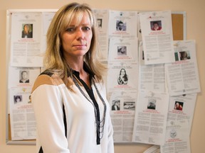 Staff Sgt. Dana Reynolds oversees the missing persons unit for the Ottawa Police Service. November 24, 2014.
Errol McGihon/Ottawa Sun/QMI Agency