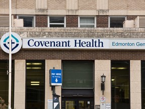 Covenant Health will re-arrange hours and positions of 650 staff at Edmonton General Continuing Care Centre, St. Joseph’s Auxiliary Hospital and Youville Home, with a net reduction of five FTE nursing and therapeutic staff. (FILE PHOTO)