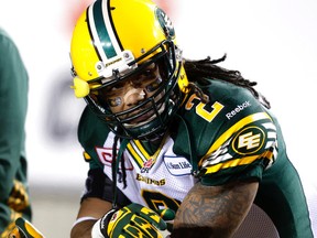 Fred Stamps sits on the sidelines late in the CFL West Final at McMahon Stadium in Calgary on Sunday. Al Charest/qmi agency