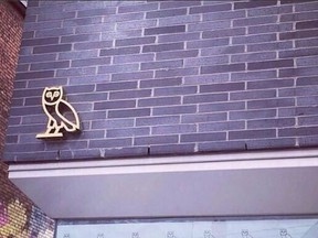Drake posted this photo to his Instagram account on Nov. 21, 2014, with the caption, Proud of my guy @oliverelkhatib OVO Store opening soon. #6Side