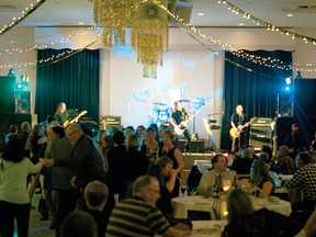 Music from the Chevelles kept the party going and the dancers moving after the dinner and auction at the Angles Within Us 5th Annual Community Benefit dinner. Greg Cowan photo/QMI Agency.