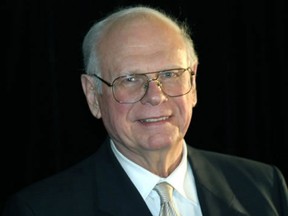 Paul Hellyer, author and former cabinet minister.