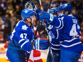 The Toronto Maple Leafs are the NHL's most valuable franchise, worth a cool $1.3 billion, according to Forbes. (Ernest Doroszuk/Toronto Sun)