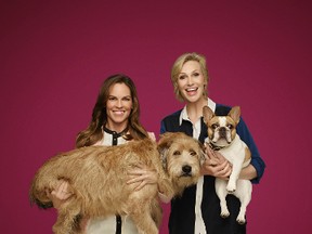 Hilary Swank and Jane Lynch co-host Fox's Cause for Paws: An All-Star Dog Spectacular.