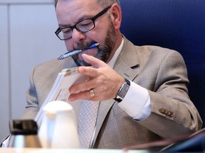 Ward 7 Edmonton City Councillor Tony Caterina takes part in the 2015 City Budget deliberations at City Hall , in Edmonton Alta., on Wednesday Nov. 26, 2014. David Bloom/File photo