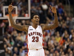 Raptors guard Lou Williams has has a great start to the season. (Tom Szczerbowski-USA TODAY Sports)