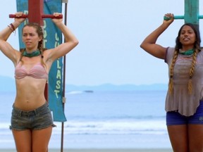 Baylor Wilson and Natalie Anderson during the tenth episode of Survivor 29. (CBS/Handout)