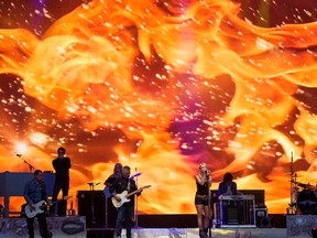 Miranda Lambert performs on the main stage during Big Valley Jamboree 2014 in Camrose, Alta., on Sunday, Aug. 3, 2014. Ian Kucerak/Edmonton Sun