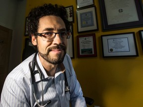 Dr. Jean-Jacques Dugoua at his Toronto clinic on Thursday, November 27, 2014. (Craig Robertson/Toronto Sun)