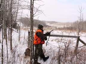 Neil on stand in whitetail country. (SUPPLIED)