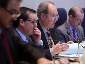 Ward 8 Edmonton City Councillor Ben Henderson (centre) takes part in the 2015 City Budget deliberations at City Hall , in Edmonton Alta., on Wednesday Nov. 26, 2014. David Bloom/Edmonton Sun