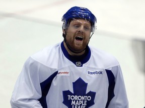 Maple Leafs forward Phil Kessel is looking for some “puck luck” to help himself and Toronto’s top line get back on the scoresheet. (MICHAEL PEAKE/Toronto Sun files)