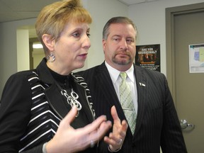 Carol Mulligan/The Sudbury Star
New Democrat MPPs France Gelinas and Michael Mantha say they will ensure Sudburians' needs are met until a byelection is called for Sudbury.