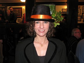 Zoe Kunschner, who ran in 2004, was chosen Saturday as the NDP candidate for Oxford County for next fall's federal election. It was the first NDP nomination meeting for a candidate in Southern Ontario. HEATHER RIVERS/WOODSTOCK SENTINEL-REVIEW