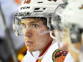 Chad Heffernan scored the game-winner as the Belleville Bulls snapped a seven-game losing skid Saturday in Erie. (Aaron Bell/OHL Images)