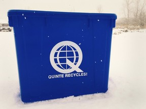 Quinte Waste Solutions Blue Box