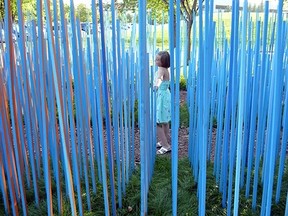 Blue Stick Garden was one of seven contemporary garden and art installations set up in Winnipeg last summer. (SUPPLIED PHOTO)