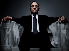 Kevin Spacey in "House of Cards."