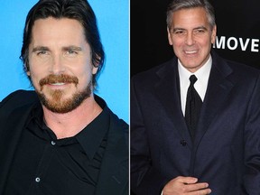 Christian Bale and George Clooney (WENN.COM)