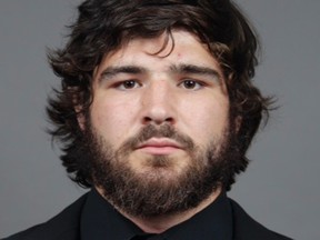 Ohio State University football player Kosta Karageorge, 22, is seen in this undated handout picture provided by Ohio State University in Columbus, Ohio. (REUTERS/Ohio State University/Handout via Reuters)