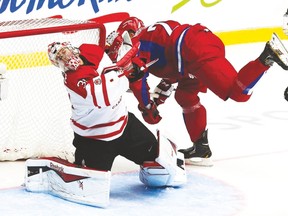 Zach Fucale, who played in last year’s tourney, is one of two goalies invited to Canada’s selection camp. (Reuters file)