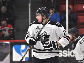 Rimouski Oceanic forward Frederik Gauthier’s inclusion on Team Canada at the world juniors will greatly benefit the Maple Leafs prospect’s development, assistant coach Steve Spott says. (QMI AGENCY/FILES)