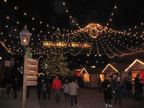 The Distillery District hosts the Toronto Christmas Market recreating the old European tradition. (Barbara Fox/Special to QMI Agency)