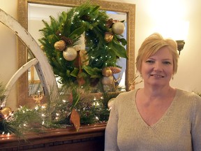 Heather Benton, who with her husband Alan, opened their home Saturday for the Christmasfest Holiday Tour of Homes, presented by Tillsonburg Kinette Club and Station Arts Centre. CHRIS ABBOTT/TILLSONBURG NEWS