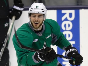 Tyler Seguin led the NHL with 18 goals heading into Tuesday night's action. (Craig Robertson/Toronto Sun)