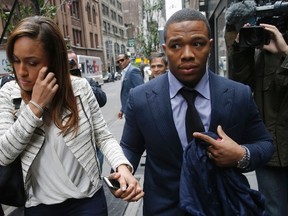 Former Ravens running back Ray Rice pleaded for reinstatement on Tuesday. (REUTERS)