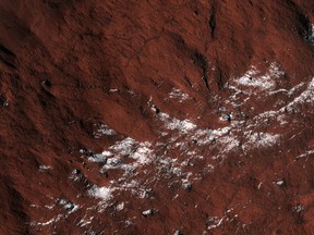 Image of the surface of Mars, provided by Western University
