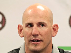 Ottawa RedBlacks new offensive co-ordinator Jason Maas is introduced at TD Place Wednesday, Dec. 3,  2014.  (Tony Caldwell/Ottawa Sun)