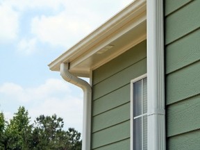 Repairing eavestroughs or downspouts can help avoid the problem of a damp basement.