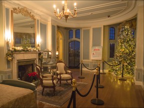 Casa Loma is dressed up for the holidays.