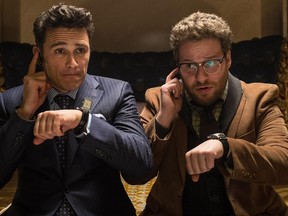 (L-R) James Franco and Seth Rogen in "The Interview."