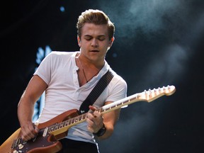 Hunter Hayes performs on the main stage during Big Valley Jamboree 2014 in Camrose, Alta., on Aug. 1. (Ian Kucerak/QMI Agency)