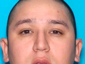 Andres Avalos, 33, is seen in an undated picture released by the Manatee County Sheriff's Office in Bradenton, Florida. Authorities were searching for Avalos as a suspect in a Florida triple homicide after a man was shot dead at a church on Thursday afternoon and two women were found dead at a nearby home, said Dave Bristow, a spokesman for the Manatee County Sheriff's Office.  REUTERS/Manatee County Sheriff's Office/Handout via Reuters