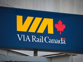 VIA Rail. (QMI Agency files)