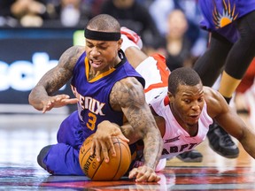 Kyle Lowry and the Raptors need a much better defensive effort against the Nuggets on Monday. (Ernest Doroszuk/Toronto Sun)